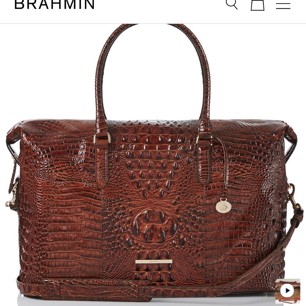 Brahmin Brown Weekender!
